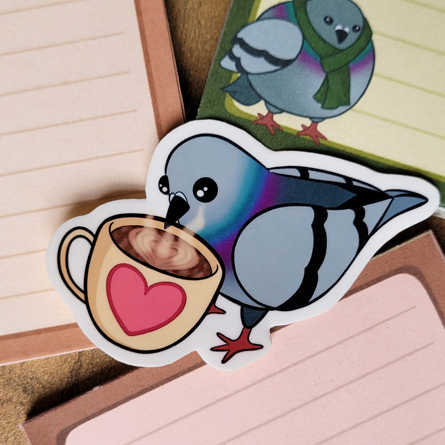 Autumn Pigeon Memopad
