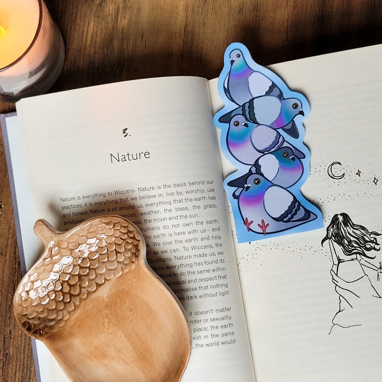 Pigeon Stack Bookmark