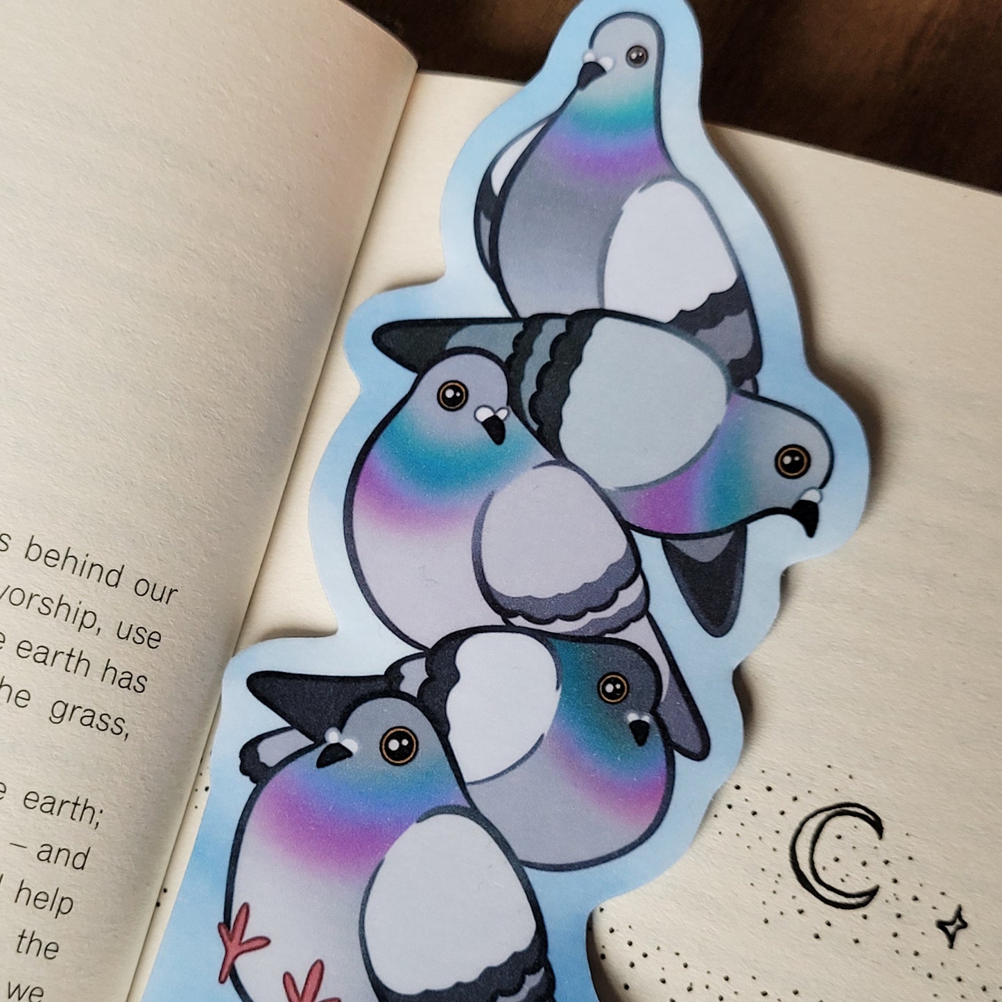 Pigeon Stack Bookmark