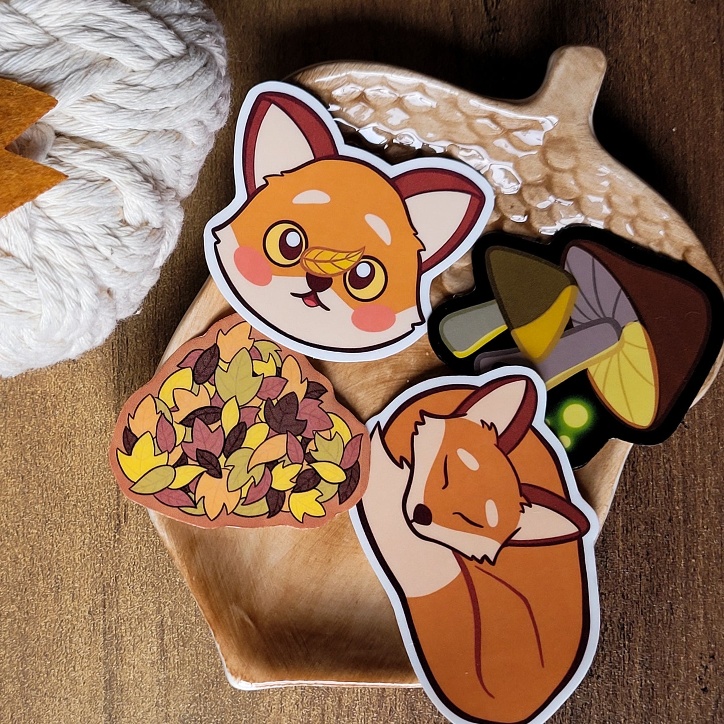 Falling Leaf Sticker Pack