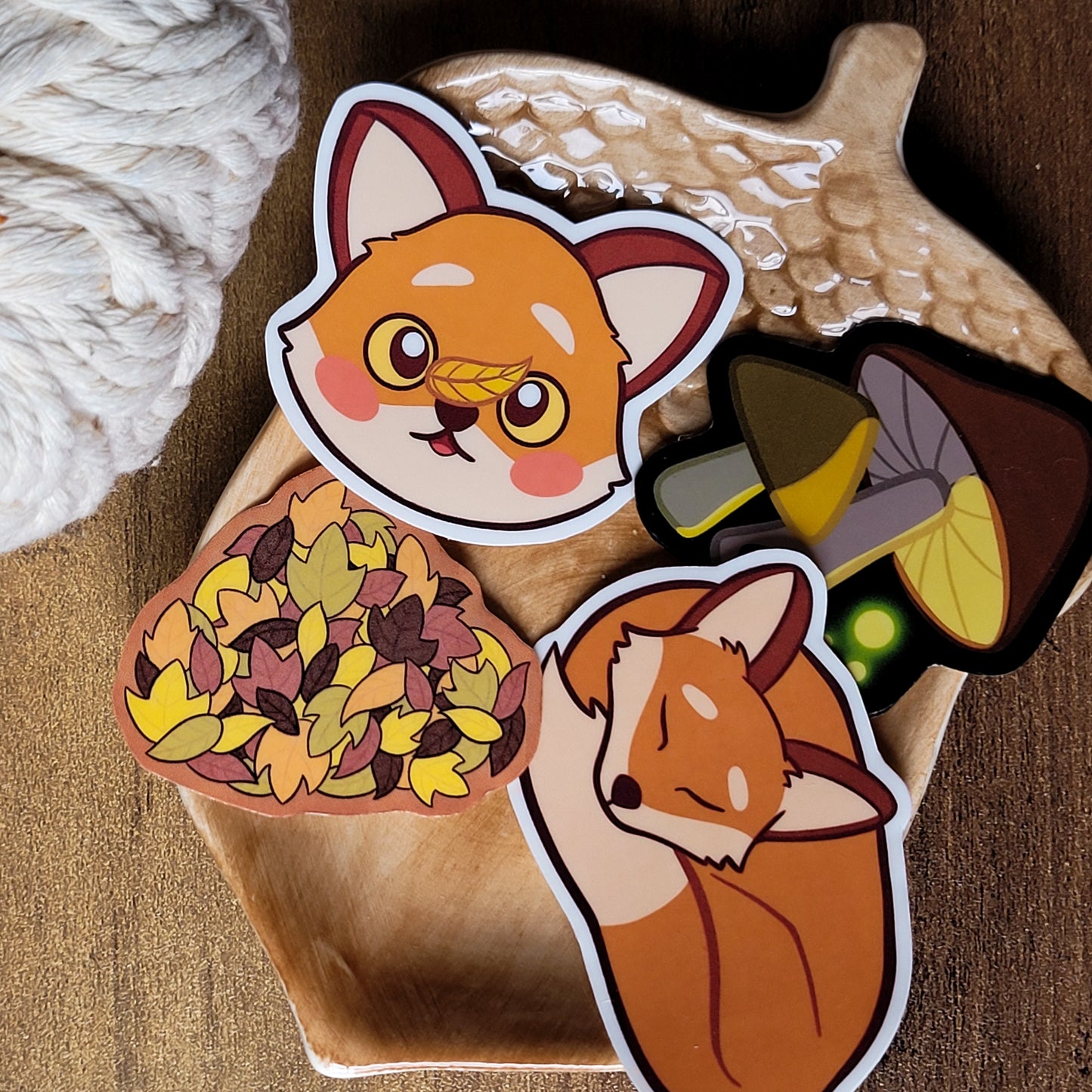 Falling Leaf Sticker Pack