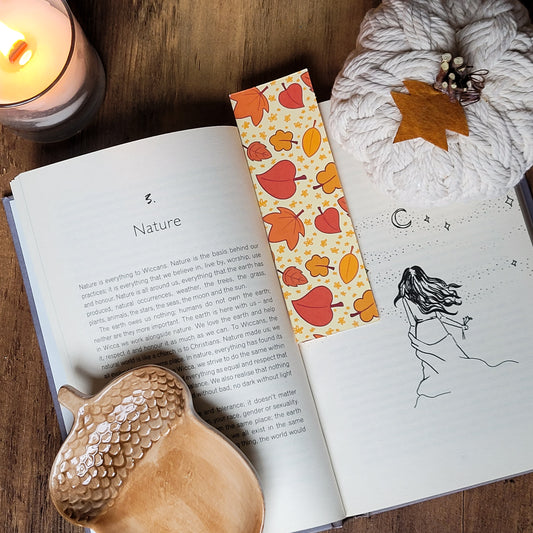 Falling Leaf Bookmark